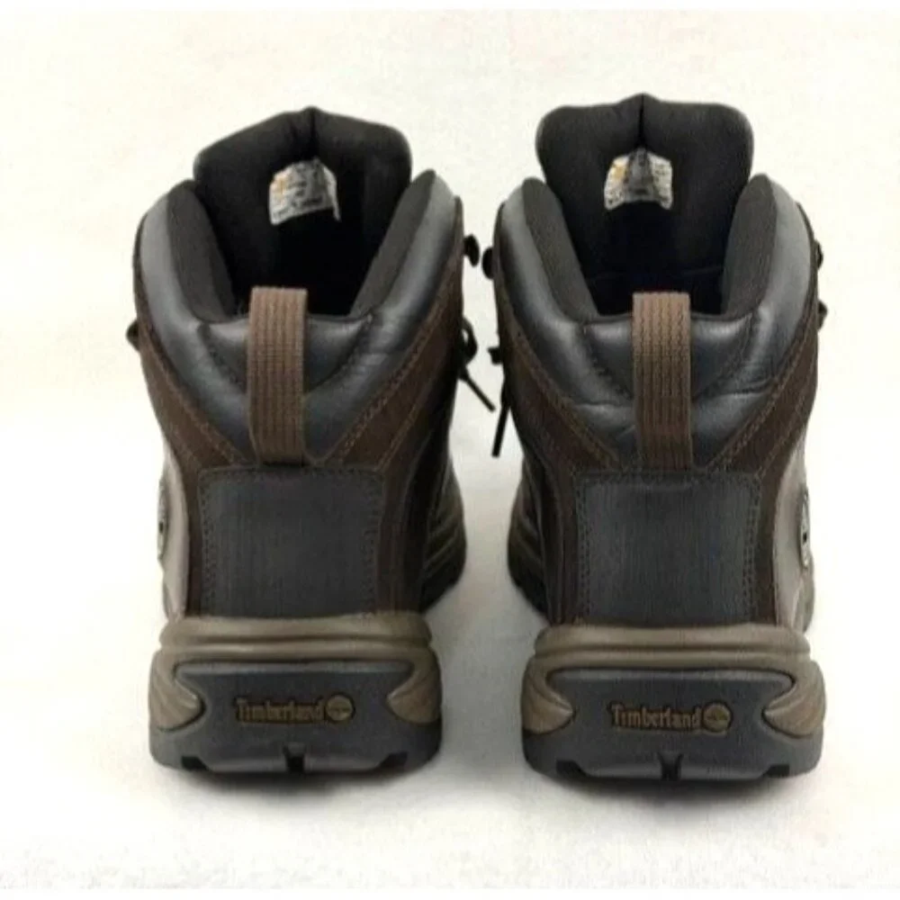 Timberland Men's Waterproof Hiking‎ Boots Brown Leather Size 11.5